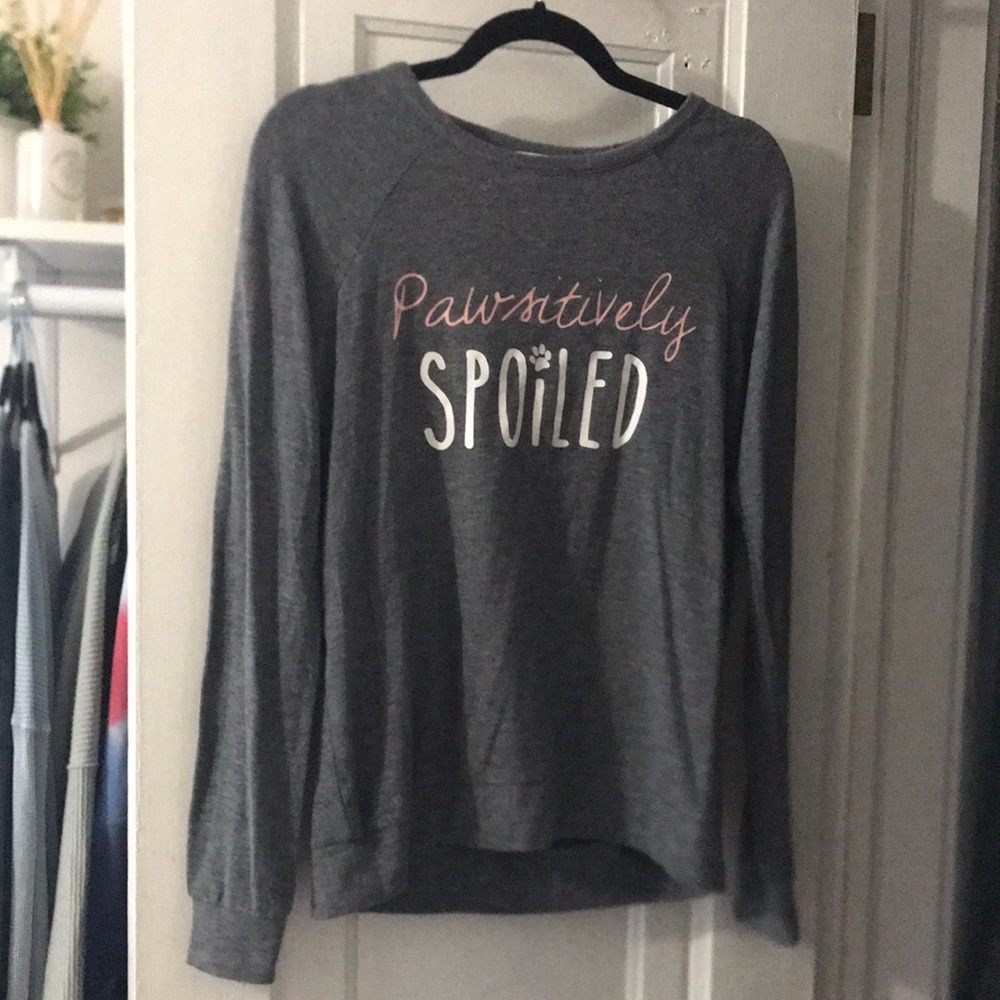 Soft sweater, grey, small